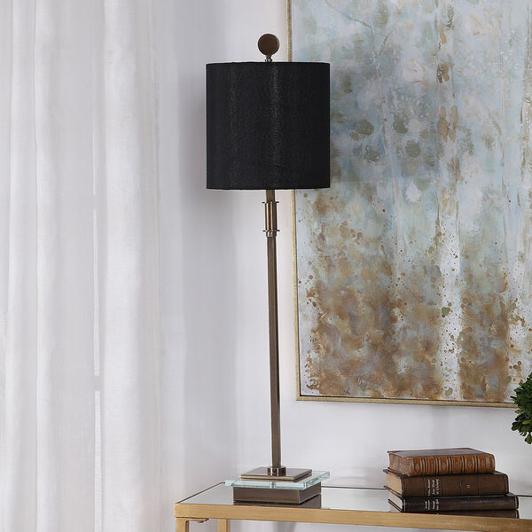 Volante Antique Brass One-Light Table Lamp, image 5