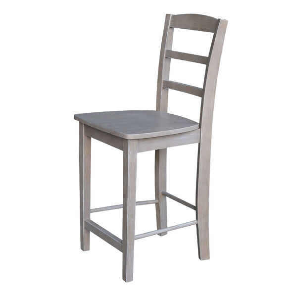 Madrid Counterheight Stool in Washed Gray Taupe, image 4