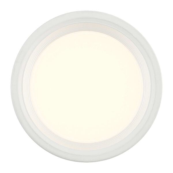 Reel White Seven-Inch LED Flush Mount, image 2