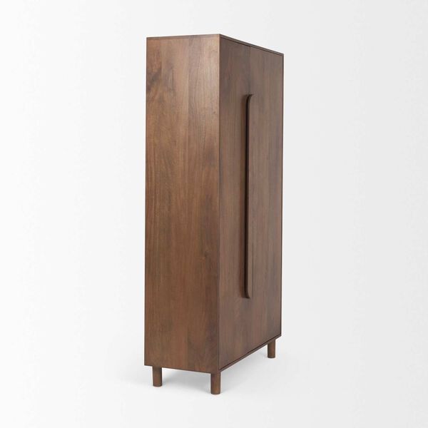 Astrid Brown Solid Wood Armoire, image 5