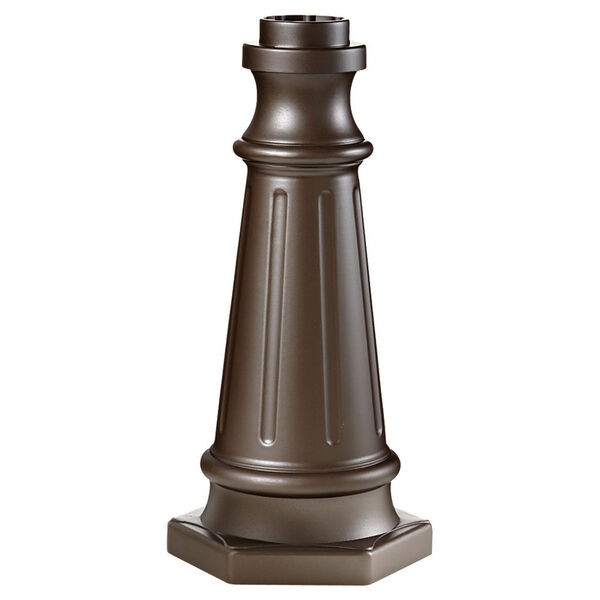 Oil Rubbed Bronze Outdoor Post Base, image 1