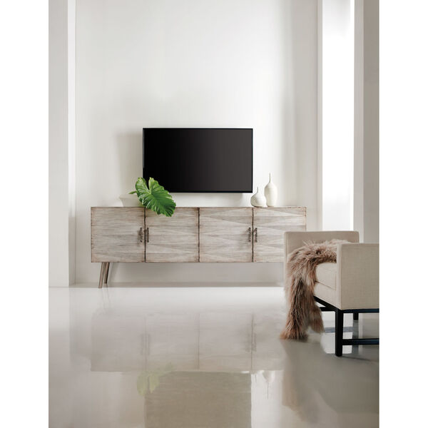 Melange Almond Truxton Credenza and Entertainment Stand, image 4