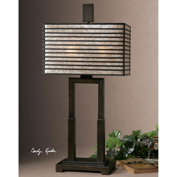 Becton Oil Rubbed Bronze Two-Light Table Lamp, image 2