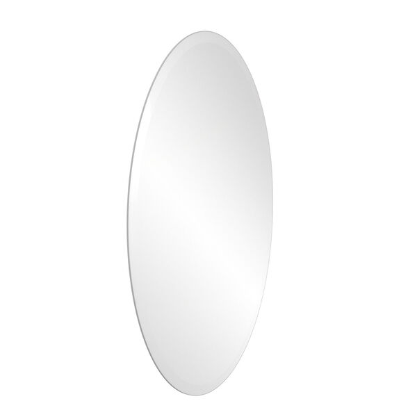 Frameless Oval Wall Mounted Mirror, image 1