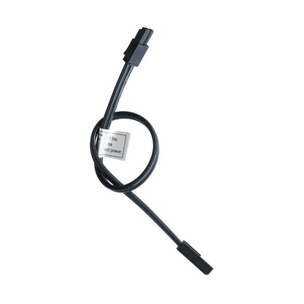Black 12-Inch Connector Cord, image 2