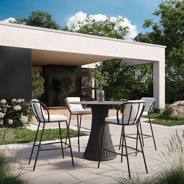 Malti Carbon Outdoor Bar Chair, image 2