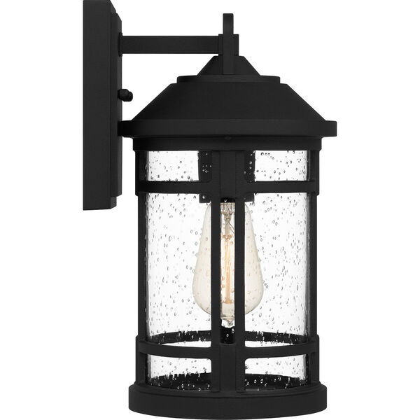 Quincy Earth Black Seven-Inch One-Light Outdoor Wall Mount, image 4