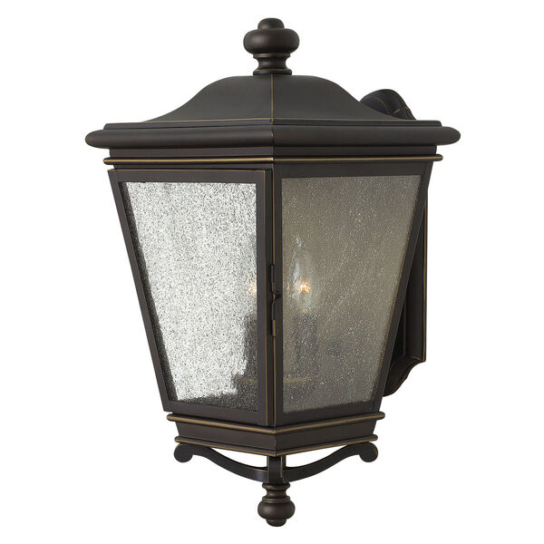 Lincoln Oil Rubbed Bronze 19-Inch Three-Light Outdoor Wall Sconce, image 1