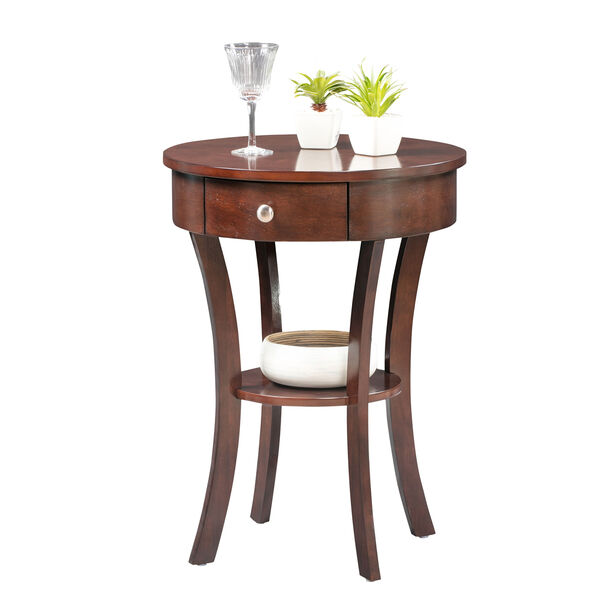 Aster Espresso Rubber Wood End Table, image 2