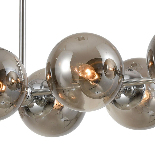 Affinity Chrome and Silver 10-Light Chandelier, image 4