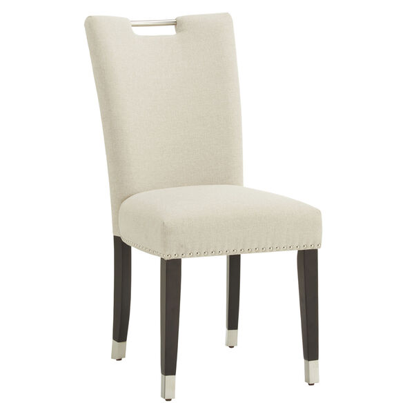 Althea Beige Heathered Weave Parson Dining Chair, Set of Two, image 1