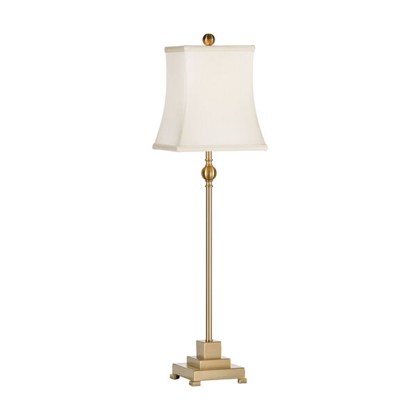Kensington Antique Brass One-Light Table Lamp, image 1