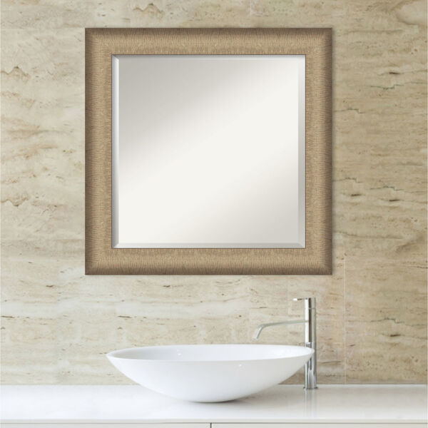 Elegant Bronze 25W X 25H-Inch Bathroom Vanity Wall Mirror, image 5