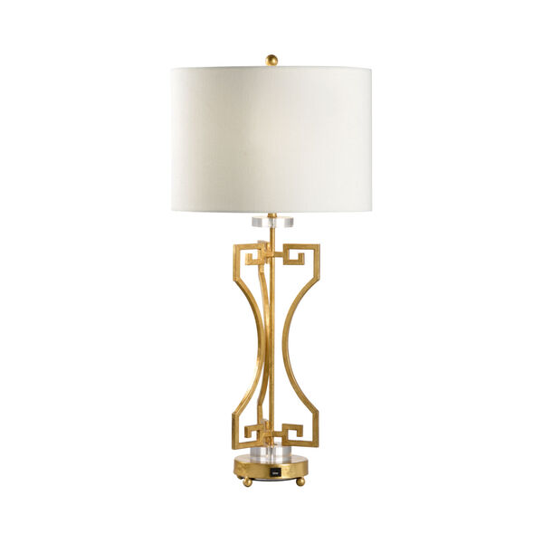 Antique Gold One-Light 3 Table Lamp, image 1