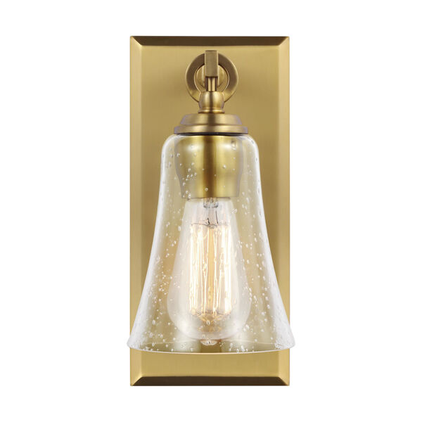 Monterro Burnished Brass Five-Inch One-Light Wall Sconce, image 1