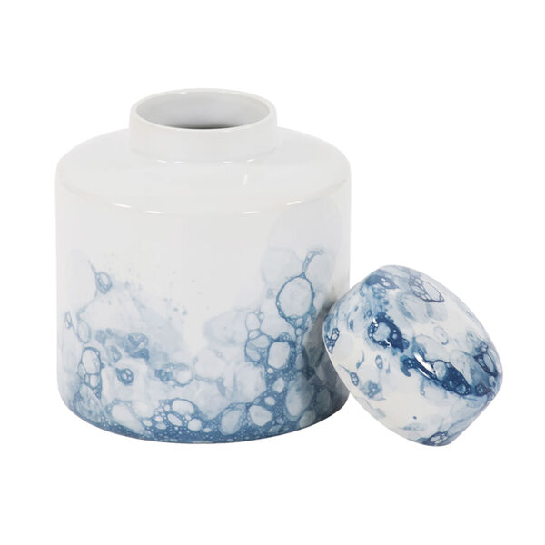Blue and White Porcelain Tea Jar, Small, image 3