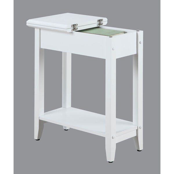 American Heritage White End Table, image 3