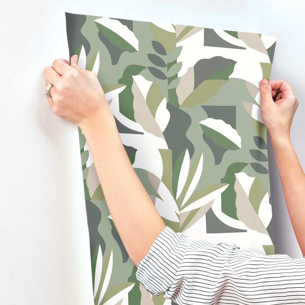 Papier Colle Green Wallpaper, image 6
