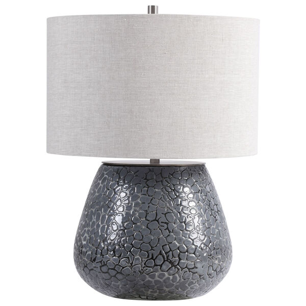 Pebbles Metallic Gray Table Lamp, image 5
