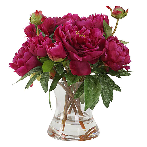 Pink and Green Prima Peony Bouquet, image 1