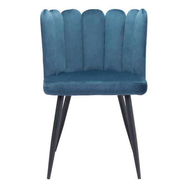 Adele Blue and Black Dining Chair, Set of Two, image 4