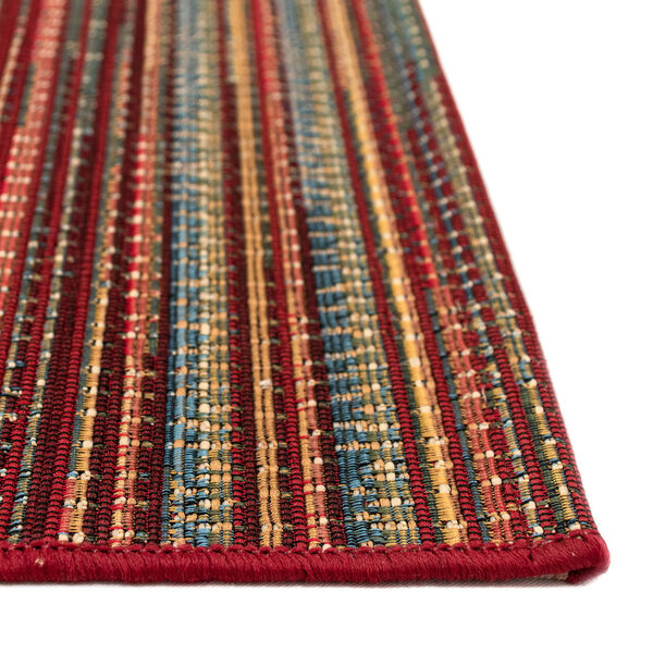 Marina Saffron Stripes Indoor/Outdoor Rug, image 6