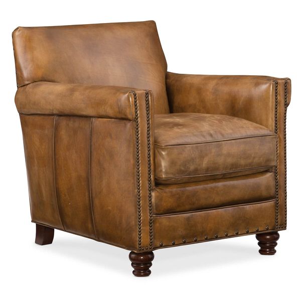 Potter Brown Club Chair, image 1