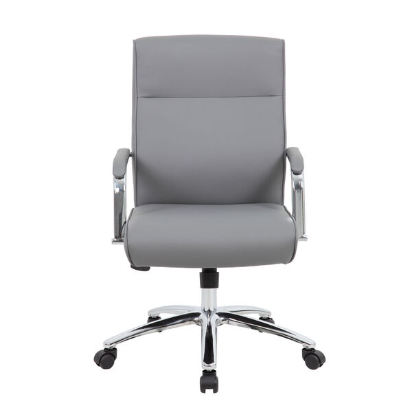 Boss 30-Inch Grey Executive Conference Chair, image 3