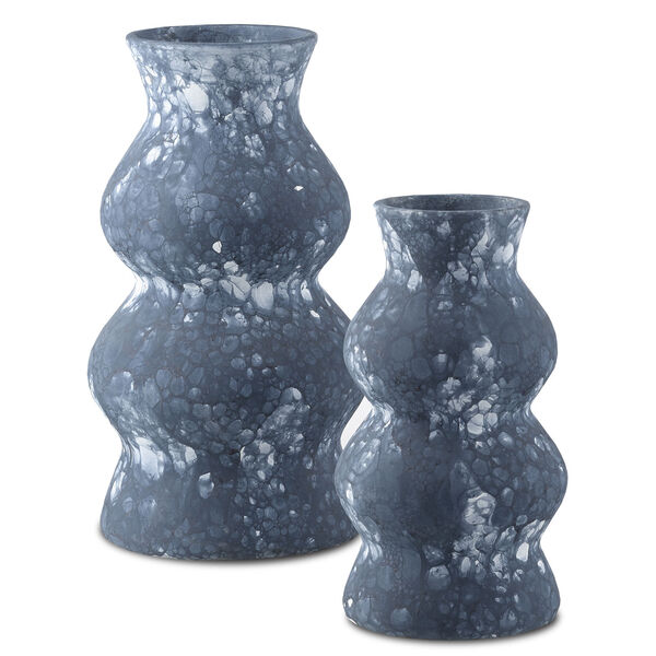 Phonecian Navy and White Large Vase, image 4