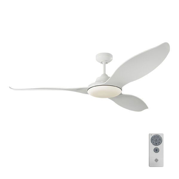Stockton Matte White 60-Inch LED Ceiling Fan, image 7