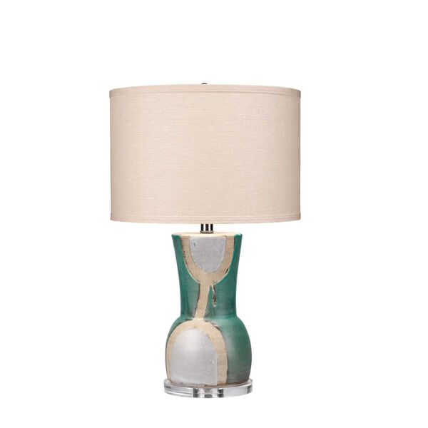 Estel Aqua White with Natural One-Light Table Lamp, image 1