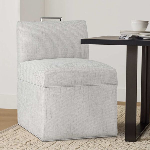 Delray Sea Oat Upholstered Castered Chair, image 1