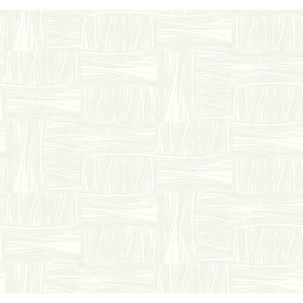 Wicker Dot Ivory Wallpaper, image 2