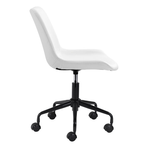 Byron White and Black Office Chair, image 3