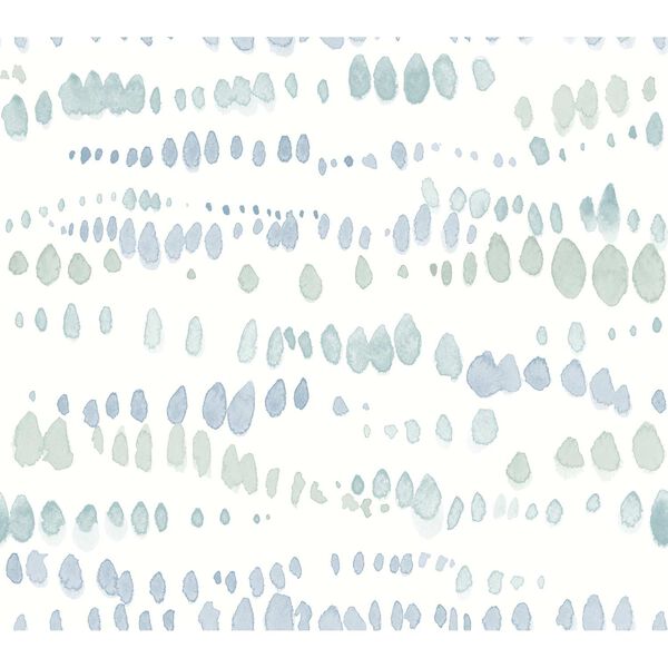 Dewdrops Blue Wallpaper, image 2