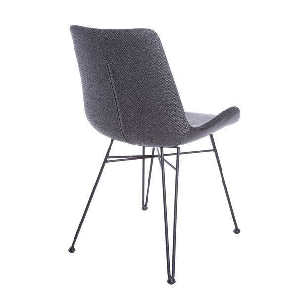Alisa Dark Gray 24-Inch Side Chair, Set of 2, image 4