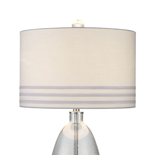 Farren Pink and Clear One-Light Table Lamp, image 3