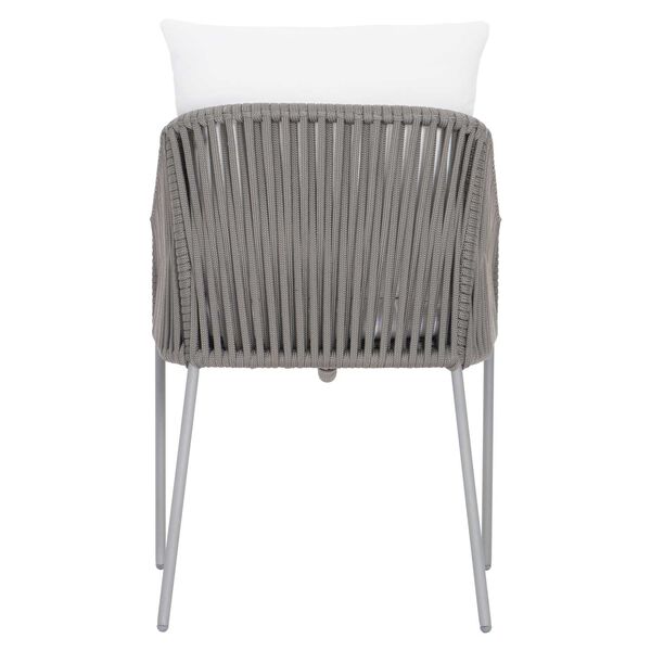 Amalfi Slate Gray Charcoal Mist Outdoor Arm Chair, image 4