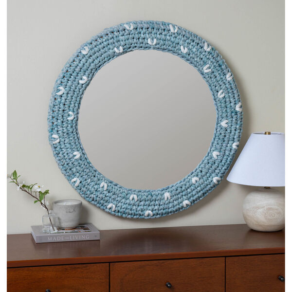 Kappener Light Blue 34 x 34-Inch Wall Mirror, image 1
