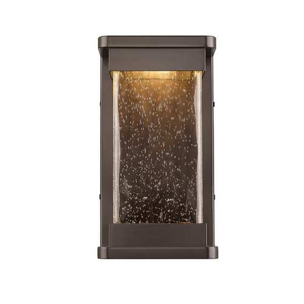 Ederle Powder Coat Bronze 12-Inch LED Outdoor Wall Sconce, image 1
