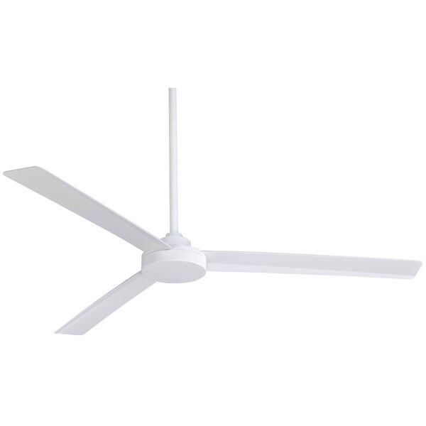 Roto Flat White 62-Inch Outdoor Fan, image 1