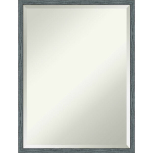 Dixie Blue and Gray 19W X 25H-Inch Bathroom Vanity Wall Mirror, image 1