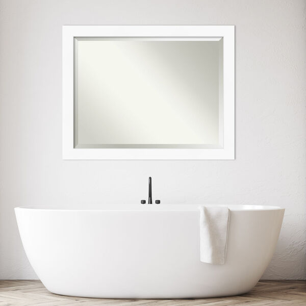 White Bathroom Vanity Wall Mirror, image 5