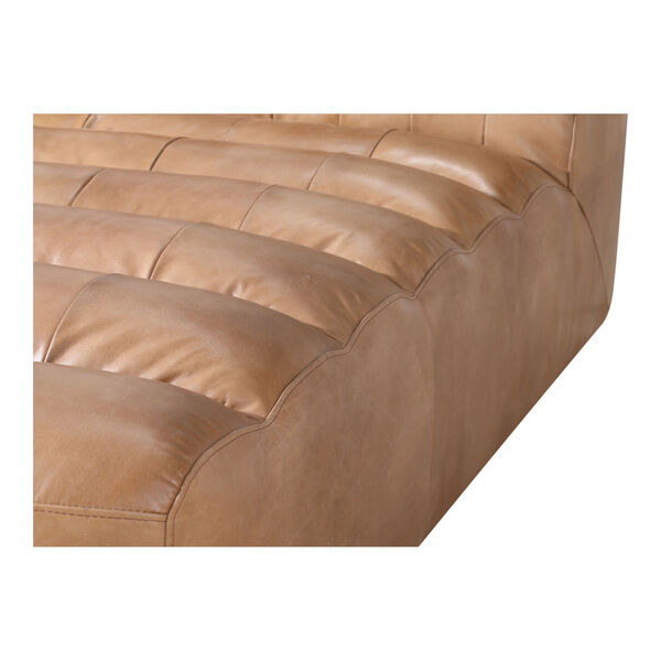 Ramsay Brown Leather Chaise Sofa, image 5