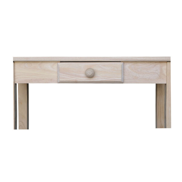 Rectangular Unfinished Table with Drawer, image 11