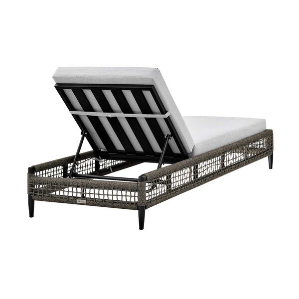 Felicia Black Outdoor Chaise Lounge, image 5