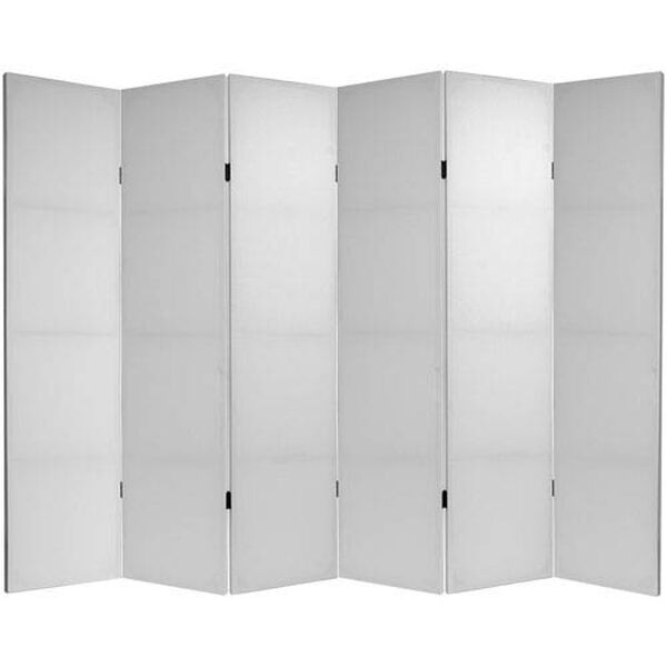 Six Ft. Tall Do It Yourself Canvas Room Divider Six Panel, Width - 15.75 Inches, image 1