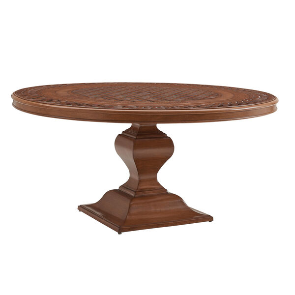 Harbor Isle Brown Round Dining Table, image 1