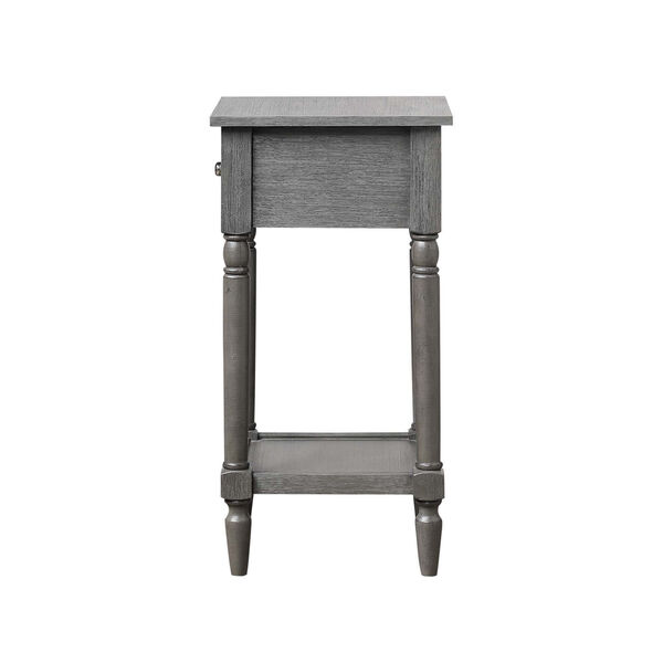 French Country Dark Gray Wirebrush Khloe Accent Table, image 6