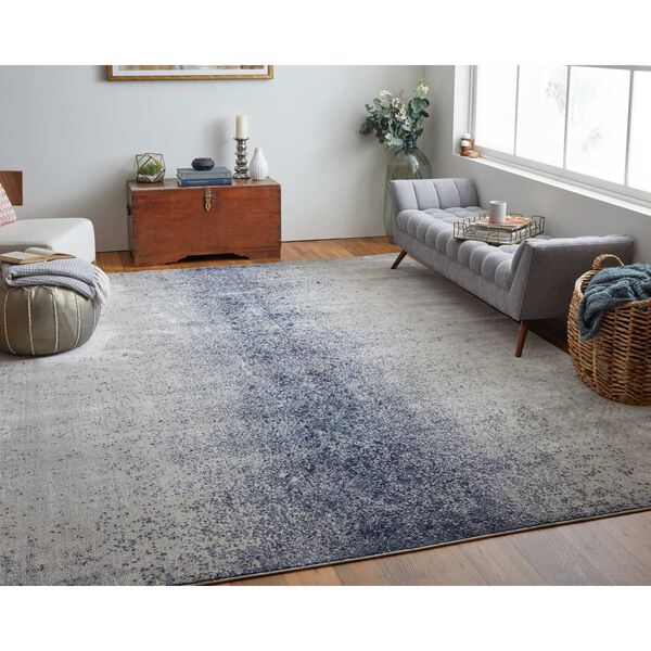 Astra Blue Ivory Rectangular 3 Ft. 11 In. x 6 Ft. Area Rug, image 2